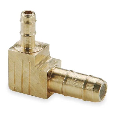 Parker 0.17" x 0.096" Barb Brass Union 90 Degree Elbow 225-4-5/32