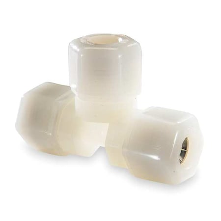 Parker Tee, Nylon, Comp3/8", Comp3/8", Comp3/8" N6TU6
