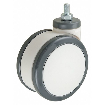 Zoro Select Swivel Stem Castr, Plyurthan, 4 in., 176 lb 42450440406400010805