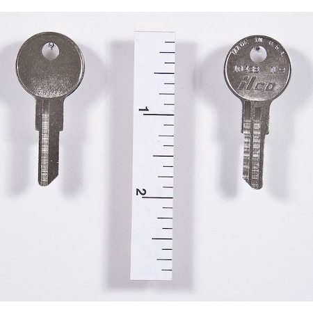 Kaba Ilco Key Blank, Pins 6, PK10 1043B-IL9