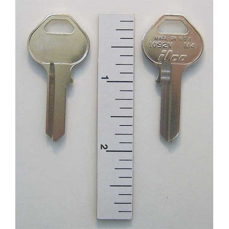 Kaba Ilco Key Blank, PK10 1092V-M4