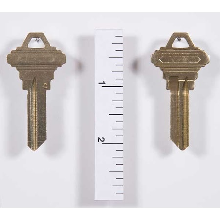 Kaba Ilco Key Blank, Pins 5, PK50 100-C-NS