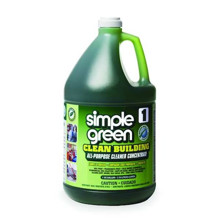Simple Green All Purpose Cleaner, Jug, 1 gal, Concentrated, Unscented, Alkaline, 2 PK 1210000211001
