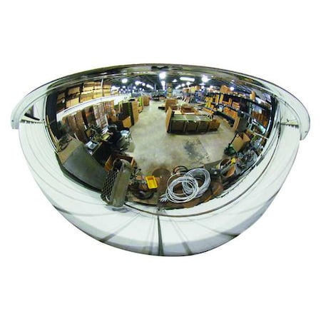 Se-Kure Half Dome Mirror, Acrylic, 18 in, No Backing, Round, 180  Degrees Viewing Angle ONV-SR-180-18