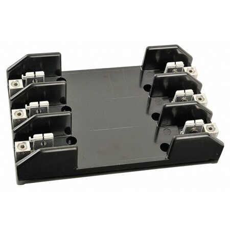 Eaton Bussmann Fuse Block, 3 Poles, Box R60100-3CR