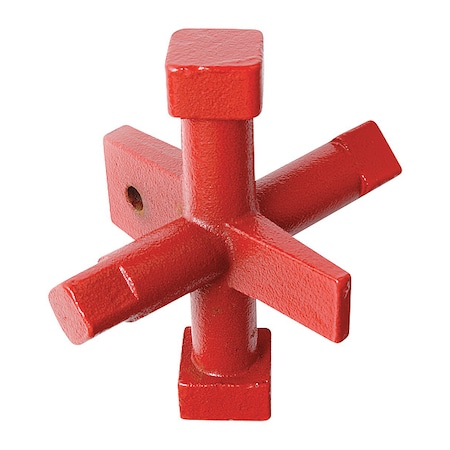 Zoro Select Drum Tap Wrench, 3/4 To 1 3/4 In, Iron 3932