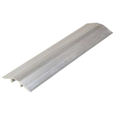 Zoro Select Cable Ramp, 1-1/2 in H, 3 ft L, 9-1/8 in W, 1 Channel, Aluminum, Silver LHCR-36