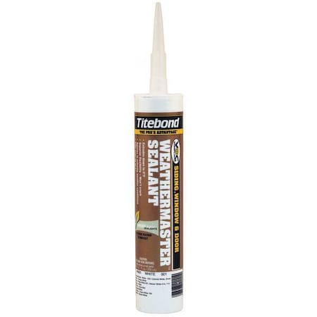 Titebond Polymer Sealant, 10 oz, Cartridge, Clear, Polymer Base, WeatherMaster 43991