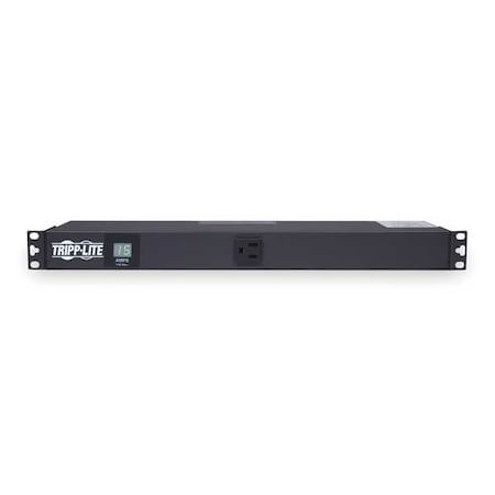 Tripp Lite PDU, Surge, 5-15R, 5-15P, 15 ft., Black PDUMH15