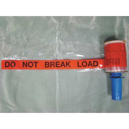 Goodwrappers Stretch Wrap, 5" W x 500 ft. L, 80 ga, Blown Style, Black, Red, Standard Duty 15A841