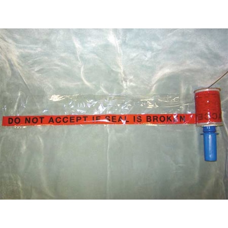 Goodwrappers Stretch Wrap, 5" W x 500 ft. L, 80 ga, Blown Style, Black, Red, Standard Duty 15A842