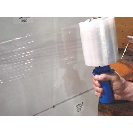 Goodwrappers Stretch Wrap, 5" W x 1000 ft. L, 80 ga, Cast Style, Clear, Standard Duty 15A901