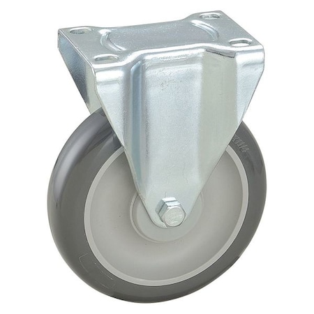 Zoro Select Rgd Plate Cstr, Polyurethane, 5 in, 315 lb. 2G051