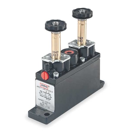 Aro Solenoid Air Control Valve, 1/8 In, 120VAC A249SD-000-N
