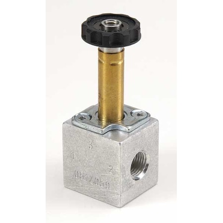 Aro Solenoid Air Control Valve, 1/4 In, 3-Way CAT66P-000-N