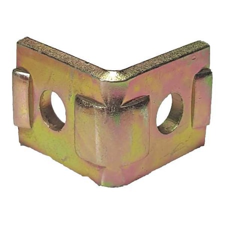Zoro Select Channel Angle Bracket, Gold V330Y