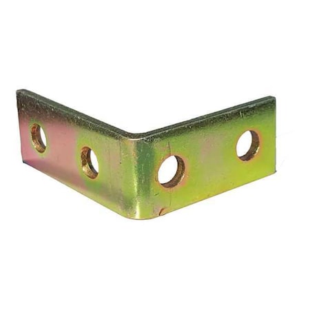 Zoro Select Channel Angle Bracket, Gold, Width: 4 1/8 in V325Y