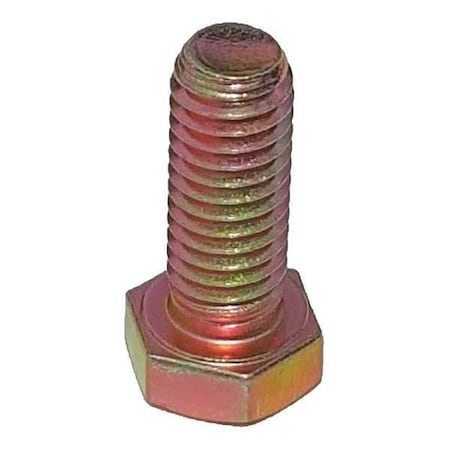 Zoro Select Channel Cap Screw, 3/8 In, Gold, PK50 V530 3/8Y