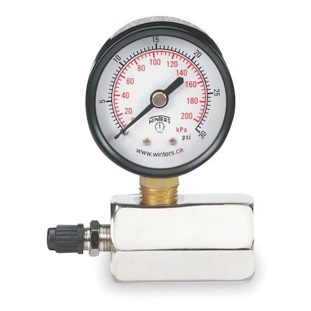 Cherne Test Gauge, Air, 0-60 PSI 19708