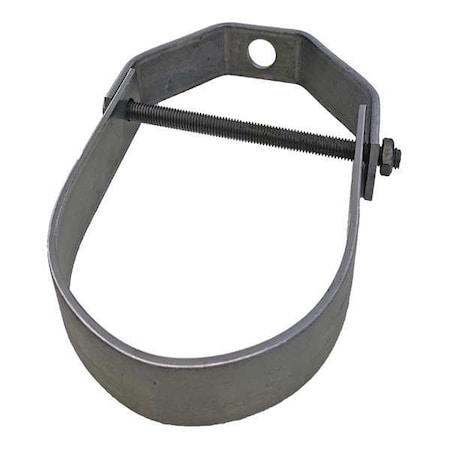 Zoro Select Channel Clevis Hanger, 2 In, Black V600 2B