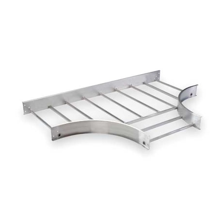 Cope Horizontal Tee, 100 lb, 75 lb Capacity, Aluminum, Unfinished 248-24FT-24