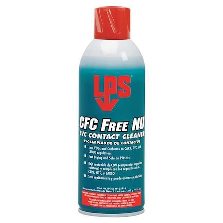 Lps Contact Cleaner, Aerosol Spray Can, 11 oz, Liquid 05416