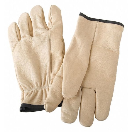 Zoro Select Anti-Vibration Gloves, L, Gold, PR 2HEW1