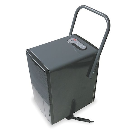Dayton Industrial Portable Dehumidifier , 9 pt. , Gray , 1 Speeds, Steel ,  5EAJ3