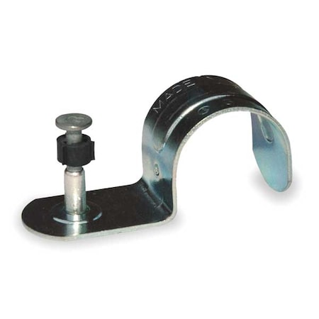 Ramset Conduit Strap w/Plated Pin, 1/2 In., PK100 12HSMP034