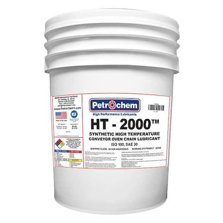 Petrochem 5 gal, Pail, Synthetic Oil, Yellow HT-2000