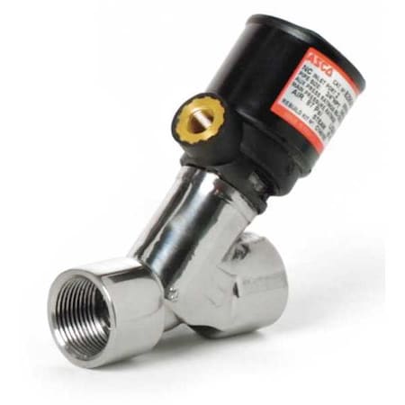 Asco RedHat Angle Body Piston Valve, SS, NC, 1/2 In 8290A792