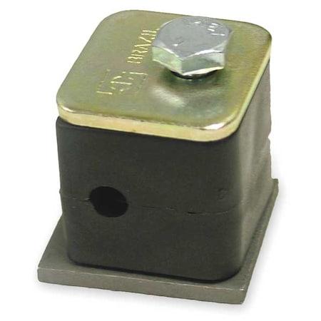 Parker Tube Clamp Kit, Weld Plate, 1/2 In WP2127