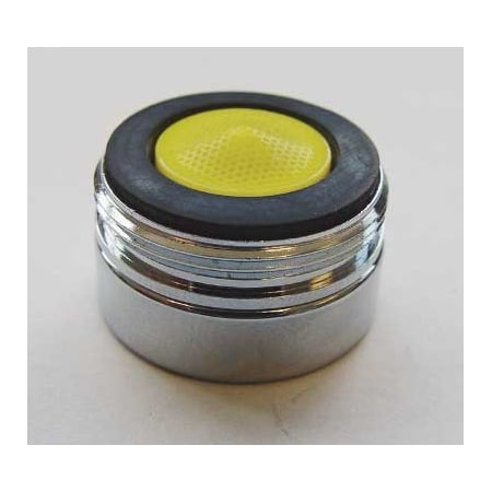 Chicago Faucet 2.2 gpm Outlet, 13/16"-27 Thread Size, Chrome, Brass E12JKABCP