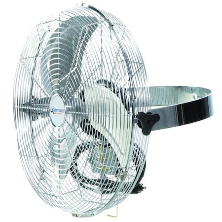 AIRMASTER FAN Light-Duty Industrial Fan 12" Non-Oscillating, 115VAC, 1300/1550/1855 CFM 78971