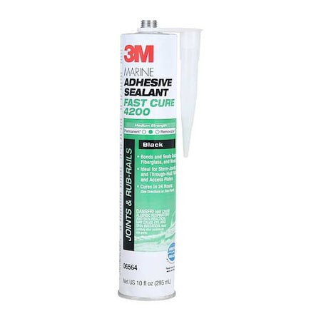 3M Polyurethane Adhesive Sealant, 10 oz, Cartridge, White, Polyurethane Base, 4200 FC 06560