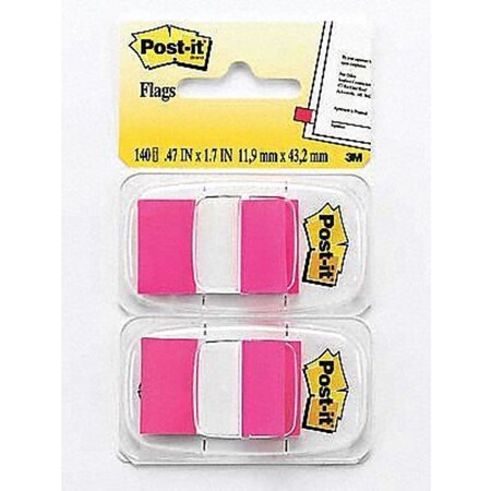 Post-It Sticky Flags, 1 x 1-3/4 In., Pink, PK24 680-BP2