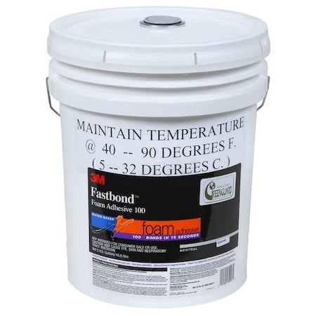 3M Primer, 100NF Series, Clear, 5 gal, Pail 100