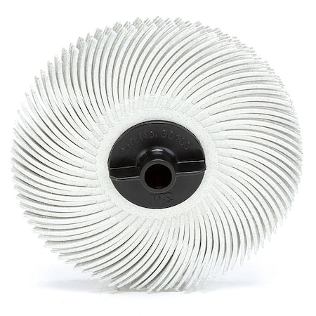 Scotch-Brite Radial Bristle Disc, TC, 3In Dia, 120G, PK40 7100138296