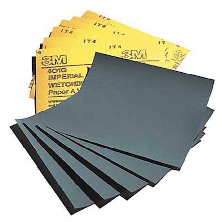 3M Sanding Sht, 9x3-2/3 In, 1000 G, SC, PK2000 14944