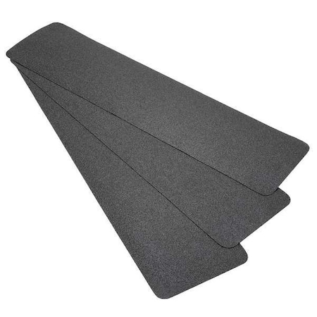 3M Anti-Slip Tread Synthetic Rubber Proprietary Grit Size, Black, 6" W x 2 ft. L, 45 mil Thick 310-6X2