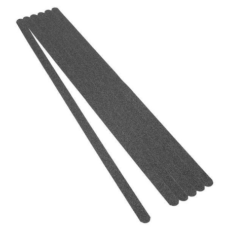 3M Anti-Slip Tread Plastic 60 Grit Size, Black, 3/4" W x 2 ft. L, 28 mil Thick 610-3/4X2