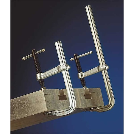BESSEY 4 in Bar Clamp, Steel Handle and 2 1/4 in Throat Depth MMS-4