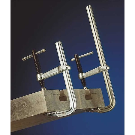 Bessey 4 in Bar Clamp, Steel Handle and 2 1/4 in Throat Depth MMS-4