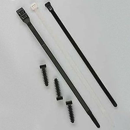 3M Cable Tie, 14-1/2 in L, 4 in Max Bundle Dia., Black, Nylon 6/6, 50 lb Strength, 2500 PK CT15BK50-D