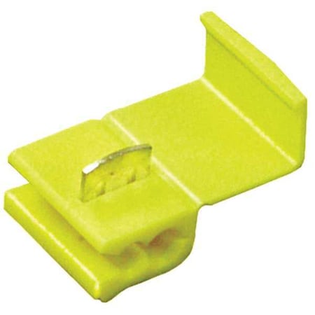 3M Insulation-Displacement Wire Connector, 10 AWG Max, 2 Port, Yellow, Polypropylene Insulation, 600 V 903-BULK