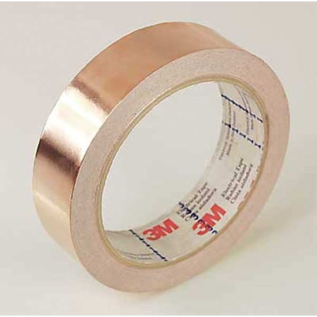 3M ConductiveElectricalTape, Bwn, 18ydL, PK18 1181