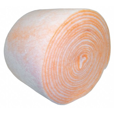 AIR HANDLER 25 in x 90 ft x 1 in Polyester Air Filter Roll MERV 8, Orange/White 2JRW2