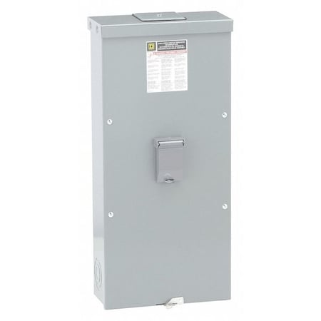 Square D Circuit Breaker Enclosure, J250, 3 Spaces, 250A J250R