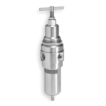 Wilkerson Filter/Regulator, 8.59 In. H, 2.50 In. W SB2-04-LYSS