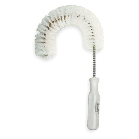 Tough Guy 8" White Drain Tube and Pipe Hook Brush (Formerly Tough Guy) 2KE99